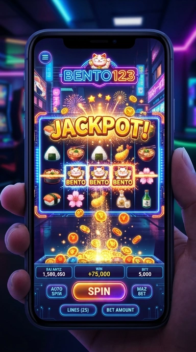 Detail aplikasi bento123 menunjukkan ukuran dan versi APK.
